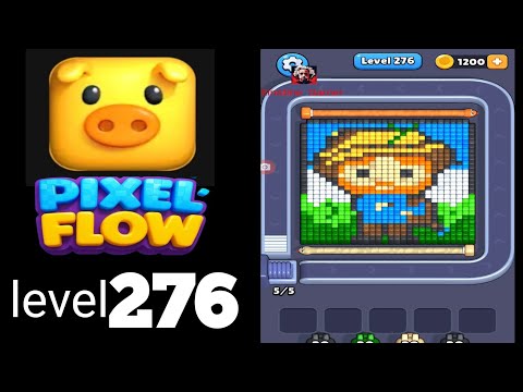 Pixel Flow Level 276 Walkthrough