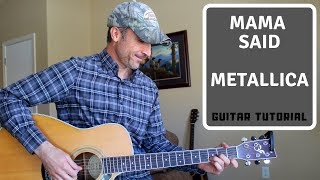 Download lagu Mama Said - Metallica  - Guitar Lesson | Tutorial mp3