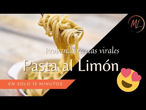 RECETA DE PASTA CON AJO Y LIMÓN - Recetas Novedosas | En solo 15 minutos