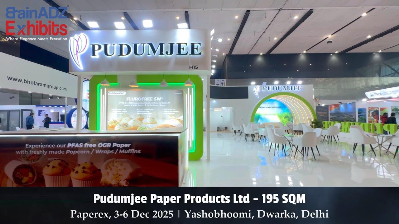 Pudumjee Paper Products Ltd at Paperex 2025 – Designed and Built by BrainADZ Exhibits