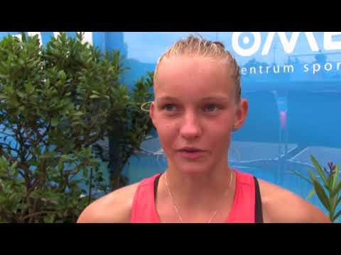 Nikola Brečková po porážce v 1. kole ITS CUP 2018