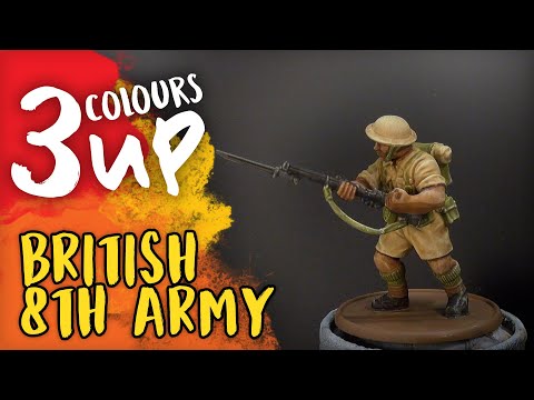 How To Paint WW2 British 8th Army Infantryman - Bolt Action | Warlord Games