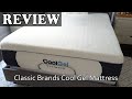 Classic Brands Cool Gel Chill Memory Foam 14 Inch Mattress Review