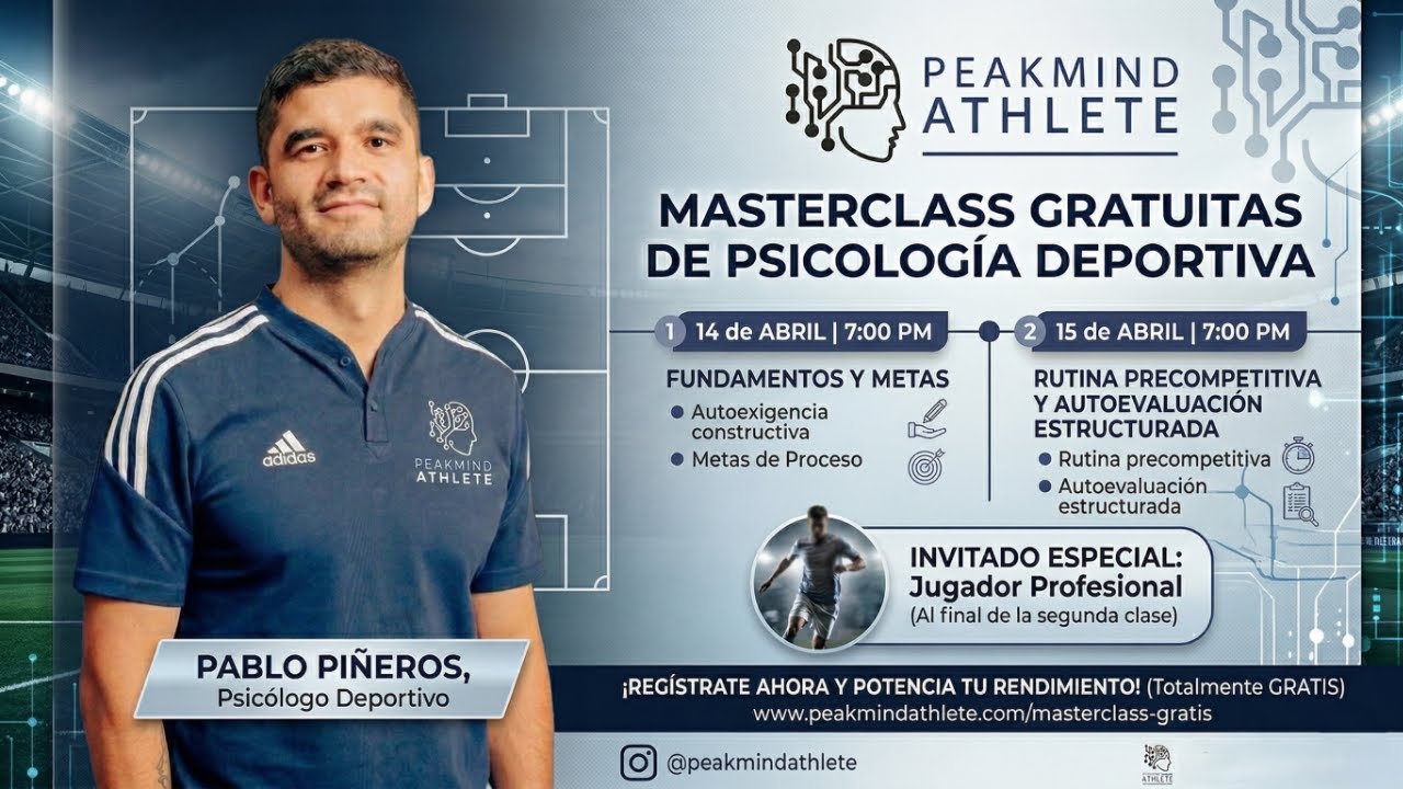 Masterclass Día 2: Rutina Precompetitiva, Autoevaluación y Invitado Especial! 📱