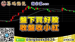 【大戶羅盤籌碼動能】 #謝宗霖1027，盤下買好股 收盤小翻紅 (圖)