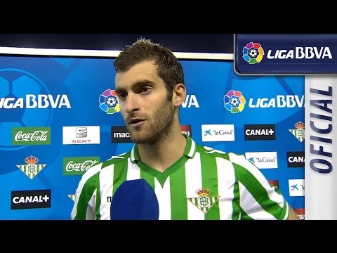 Entrevista | Interview Leo Baptistao tras el Real Betis (2-0) Getafe CF - HD