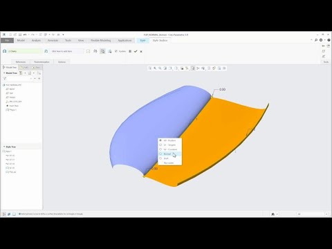 Loft Improvements in Style | Creo 5.0
