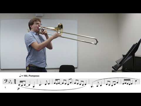 2021-2022 GMEA All-State Bass Trombone Symphonic Band Lyrical Etude