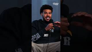 Nikola Jokic's 30-20-20 game left Cam Johnson STRUGGLING to SPEAK 🤣 #jokic #nba #nbashorts