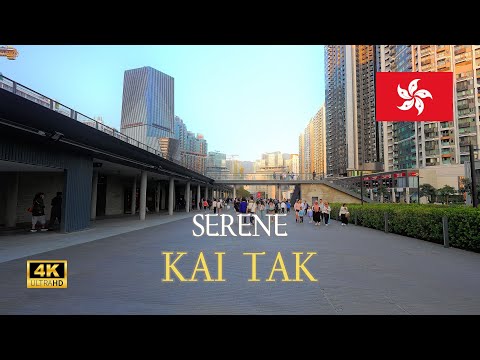 Exploring New Kai Tak: Airside & Cruise Terminal / 4K 60fps HDR / Ambience Walk