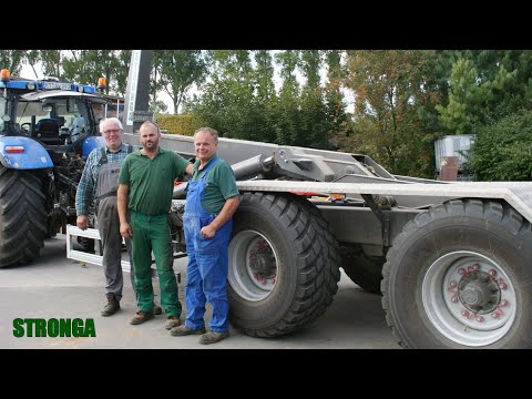 Maize Harvest with Stronga HookLoada & Krone Big X