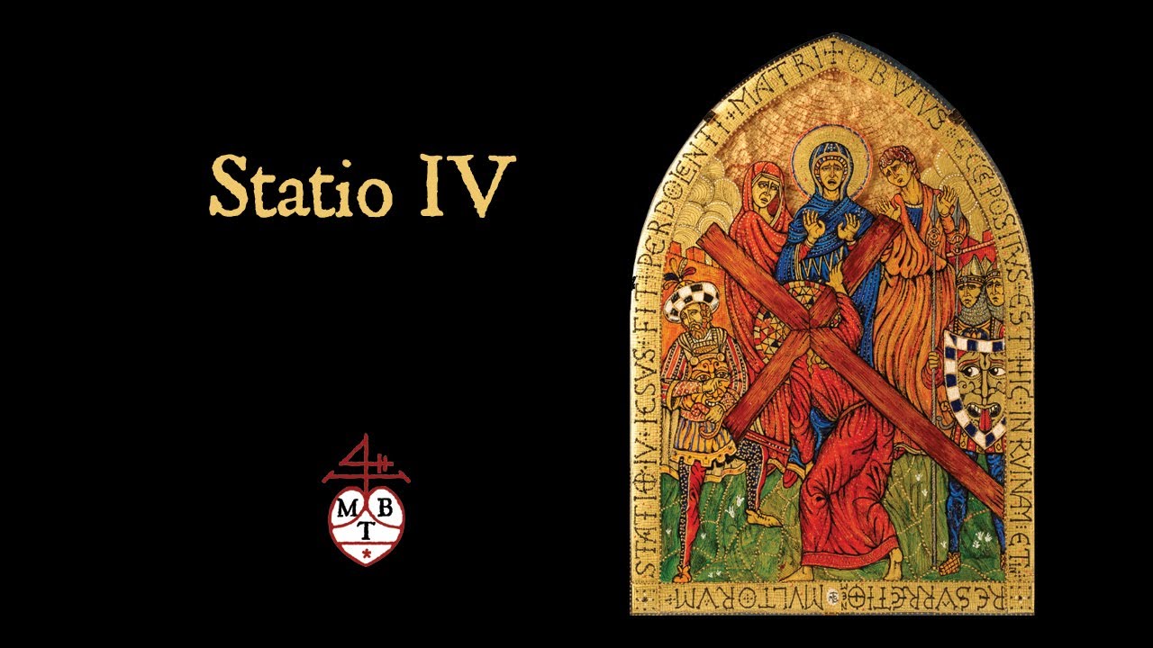 STATIO IV - La Via Crucis in Vetro di Murano di Marco Toso Borella