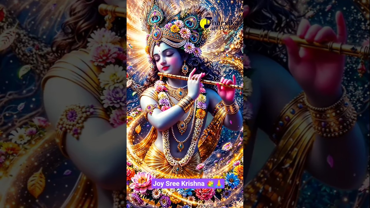 Joy Sree Krishna 💐🙏🦚💐🍁 #love #trending #song #viralvideo #radheshyam #sorts #devotionalsong #shorts
