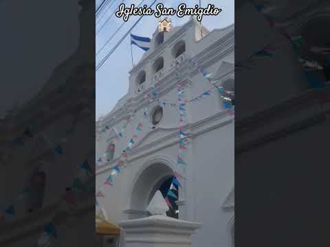 Iglesia dedicada a San Emigdio #elsalvador #pueblos #sanemigdio #iglesias #lapaz