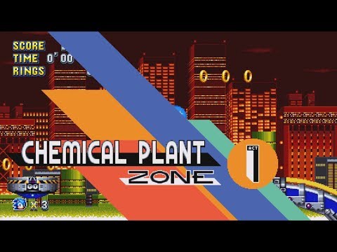 Sonic Mania - Chemical Plant Zone (All Acts + Boss)