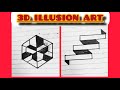 3d illusion art#fulltutorialforbiggner