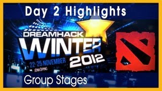 Day Two Dota 2 Highlights (GroupStage) @ DreamHack Winter 2012
