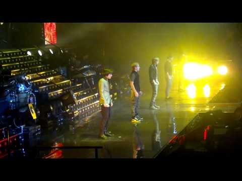 One Direction Intro & Only Girl X Factor Tour Manchester 12/3/11