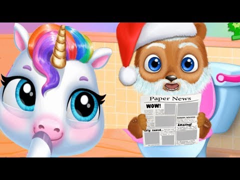 Play Fun New Born Baby Pony Care - My Baby Unicorn Christmas - Let's Take Care Of Cute Pet Animals