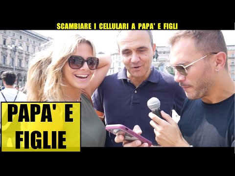 SCAMBIARE I CELLULARI A PAPA' E FIGLI - Giacomo Hawkman