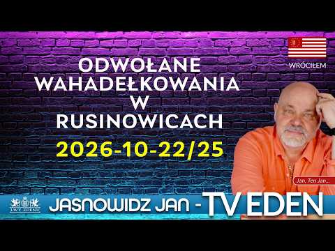 [POPKO Rozwój Duchowy] Wahadełkowania w Rusinowicach odwołane. 22-25.10.2026