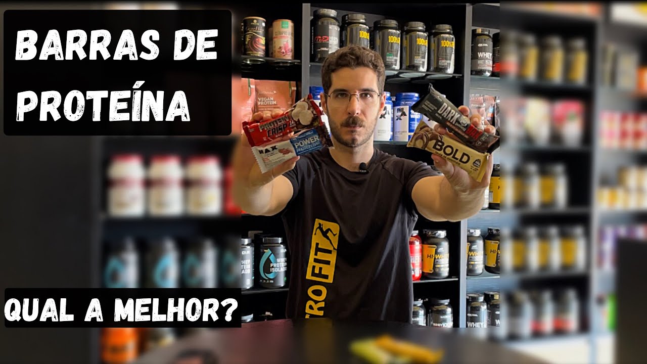 Qual barra tem mais proteína Testei várias opções do mercado nacional.