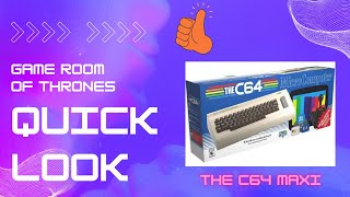 Quick Look - The C64 Maxi Review / Testing #thec64 #c64 #commodore64 #vic20 #retrogames #gameroom