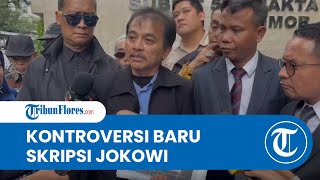 Roy Suryo Persoalkan Keaslian Skripsi Jokowi, Bandingkan Perbedaan Kertas Lama dan Baru ke Publik