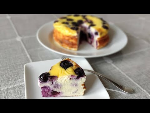 Easiest Blueberry Yogurt Cake / No Added Sugar, No...