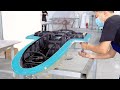 How To Build A Carbon Fiber Plane Process Of VTOL Fixed Wing Drone Construction