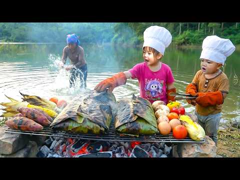 How to Cook Delicious Fish for Lunch with Children - Harvest Strange fish to Sell at Market