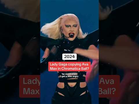 Lady Gaga stealing from Ava Max in Chromatica Ball HBO Movie #ladygaga #avamax #shorts