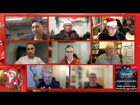 A festive special with 6 guests.  Winning stocks & investing lessons