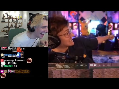 xQc Dies Laughing at Ninja Pretending to Shock his Dog Like Hasan