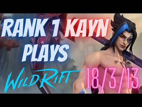 RANK 1 KAYN DOMINATES WILD RIFT ! Red Kayn (Rhaast) Gameplay !