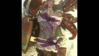 &quot;Ooh La La Mariposa Hermosa&quot; Altered Dress Form Mini Scrapbook