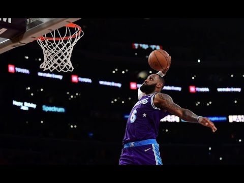 Lebron James quick little dunk vs the WIZARDS - (3 - 11 - 22)
