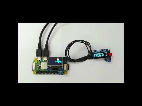 Spotpear Raspberry Pi dual screen. 0.96OLED, 0.91OLED, SSD1306, CPU, Bad apple Video display