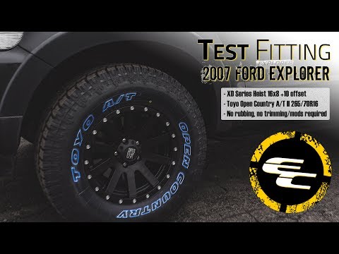 Test Fitting - 2007 Ford Explorer w/ 16" XD Series Heists & 30" Toyo Open Country A/T IIs