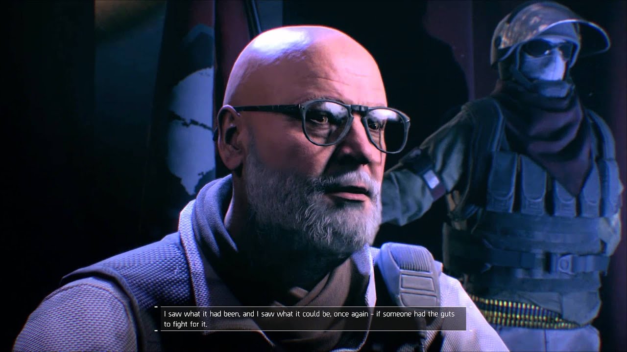 The Division - Queen's Tunnel Camp: ''Bliss Video'' Charles Bliss of The Last Man Battalion Cutscene