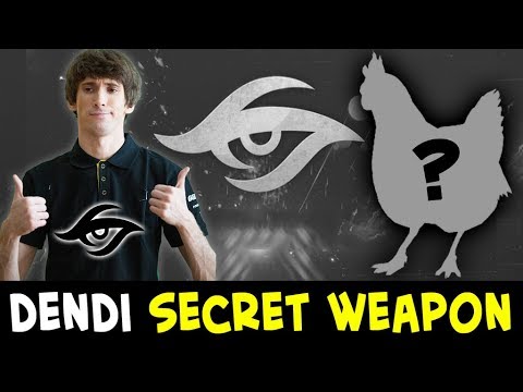 Secret.Dendi secret weapon for match vs NaVi