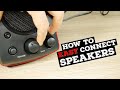 How To EASY Connect Logitech 2 1 Speakers