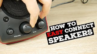 Video thumbnail for How to EASY connect Logitech 2.1 speakers by Techscrew