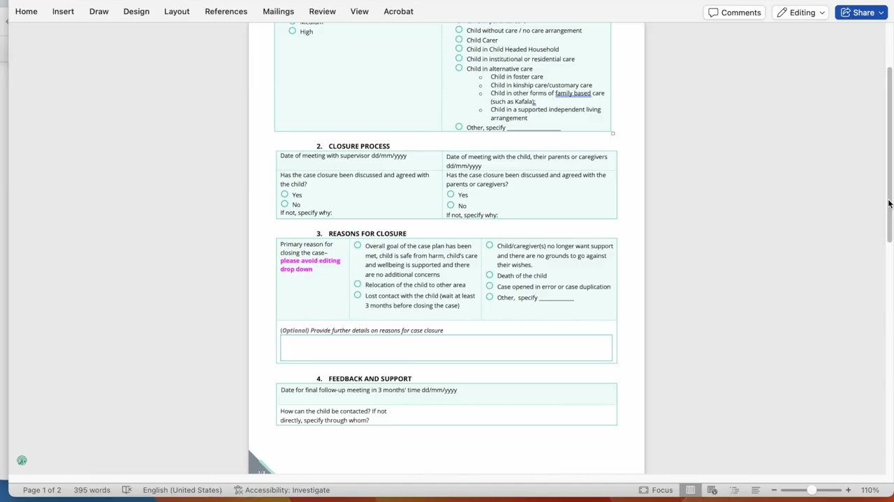 Core Forms Video: 6 Case Closure