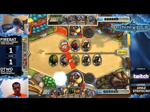 The Pinnacle Hearthstone - Group A - Firebat vs DTwo