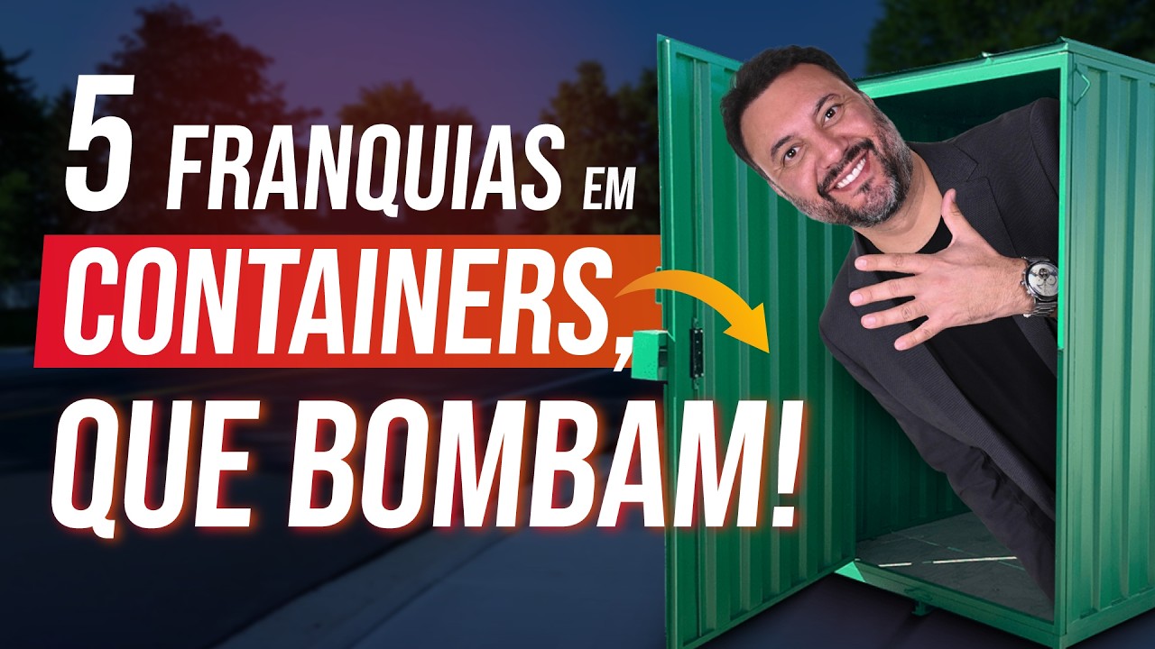FRANQUIAS PARA EMPREENDER EM CONTAINER, que faturam a partir de R$ 40 mil