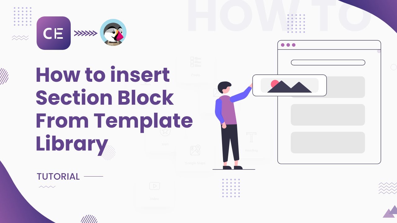 How to Insert or Import Section Block from Template Library | PrestaShop | Elementor Page Builder