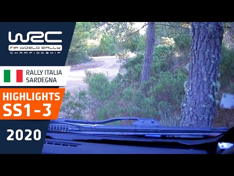 WRC - Rally Italia Sardegna 2020: Highlights Stages 1-3