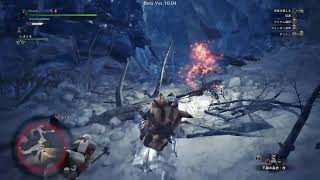 モンスターハンターワールド　MHW　アイスボーンベータ版　初見プレイ!　ゲーム配信　ゲーム実況