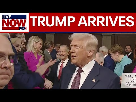 Video | WATCH President Trump arrive at joint session of Congress